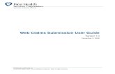 Web Claims Submission User Guide