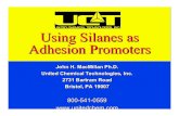 Using Silanes as Adhesion Promoters - CCL