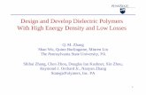 Design and Develop Dielectric Polymers With High Energy Density