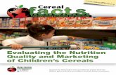 Evaluating the Nutrition Quality and Marketing of Childrenâ€™s Cereals
