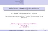 Inferences and Dialogues in Ludics