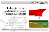 Industrial design optimization using open source tools