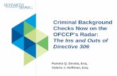 Criminal Background Checks Now on the OFCCP's Radar