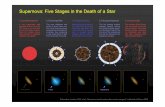 Supernova: Five Stages in the Death of a Star
