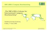 The IBFA/IBSA Scheme for International Company Benchmarkingâ€œ