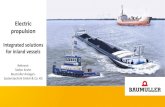 Electric propulsion - INDanube · 2019. 3. 12. · Electric propulsion Integrated solutions for inland vessels Referent: Stefan Krahn ... DNV-GL / ZSUK Selective redundant-Propulsion
