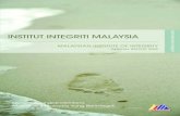 Annual Report...Laporan Tahunan Annual Report 5 2009 INSTITUT INTEGRITI MALAYSIA MALAYSIAN INSTITUTE OF INTEGRITY memperkasakan dan membudayakan agenda integriti dalam semua lapisan