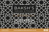 Booklet A5 BIK 2021 online - Baksh's Indian Kitchen · 2021. 2. 19. · (V) Sui t able for vege t arian s © All con t e n ts Copyrigh t Baksh’s Indian Kitchen 2021.