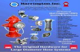 Harrington Storz | Permanent - Safety First in LDH Systems · 2021. 3. 15. · Harrington Inc. 2630 West 21st Street, Erie, PA USA 16506-2908 phone 800.553.0078 fax 814.838.7339 3