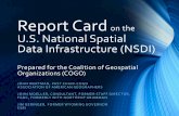 Federal Geographic Data Committee - Report Card on the U.S. … · 2015. 12. 2. · JOHN WERTMAN, PAST CHAIR-COGO ASSOCIATION OF AMERICAN GEOGRAPHERS JOHN MOELLER, CONSULTANT, FORMER