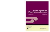 MERICAN P OLITICS LATIN AMERICAN AND POLITICS AND … · Special Issue: State Transformation and Participatory Politics in Latin America Edited by Lindsay Mayka, Jessica A. J. Rich,