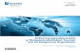 Internacionalización y Responsabilidad Social en la Empresa … · 2018. 9. 4. · la RSE con participación de los directores de las diversas áreas corporativas y de las líneas