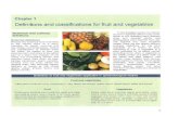 Definitions and classifications for fruit and vegetables...M IT Chapter 1 Definitions and classifications for fruit and vegetables Botanical and culinary definitions Botanical definitions