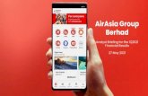 27 May 2021 Financial Results Analyst Briefing ... - AirAsia · AirAsia Group Berhad Analyst Briefing for the 1Q2021 Financial Results 27 May 2021. Legal Disclaimer Information contained