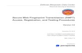 Secure Web Fingerprint Transmission (SWFT) Access ......Secure Web Fingerprint Transmission (SWFT) Access, Registration, and Testing Procedures Version 3.8 November 22, 2019 CONTRACT