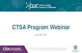 CTSA Program Webinarnode:type]/field... · 2021. 7. 28. · Early Detection Research Network (EDRN) Funding Opportunity Announcements (FOAs). Due Date September 9, 2021; letters of