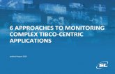 APPLICATIONS COMPLEX TIBCO-CENTRIC 6 APPROACHES TO … · 2021. 1. 4. · TIBCO users will always require admin tools to manage their environments. However, users often struggle with