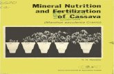 (Manihot esculenta Crantz)ciat-library.ciat.cgiar.org/Articulos_Ciat/2015/16520.pdf · 2014. 9. 9. · CIAT Series No. 09EC-4 January 1981 Correct citation: HOWELER, R. Mineral nutrition