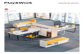 Play&Work - Nowy Styl · 2018. 3. 5. · Kommunition unak tützerst en. Workbench-Systeme mit seitlichen Anbautischen bieten Platz für spontane Meetings in kleiner Runde. 1600 400