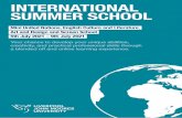 INTERNATIONAL SUMMER SCHOOL - Liverpool John .../media/files/ljmu/international/...INTERNATIONAL SUMMER SCHOOL Mini United Nations, English Culture and Literature, Art and Design and