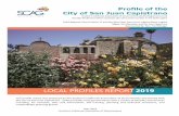 LOCAL PROFILES REPORT 20192019 Local Profiles City of San Juan Capistrano Southern California Association of Governments 4 II. POPULATION Population Growth Population: 2000 - 2018