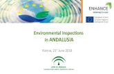 Environmental Inspectons in ANDALUSIA · 2018. 6. 29. · Legal Framework for IEAs EUROPEAN LEVEL Directve 2010/75/EU of 24 November 2010 on Industrial Emissions (IED) (artcle 23.4)