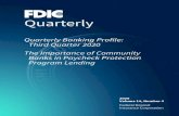 FDIC Quarterly - Vol. 14 No. 4€¦ · 2020 • Volume 14 • Number 4 2 FDIC QUARTERLY Noninterest Income Increases 4.5 Percent Due to Net Gains on Loan Sales Noninterest income