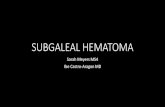 SUBGALEAL HEMATOMAsites.bu.edu/radiologylibrary/files/2020/11/...• Caput succedaneum: supra-periosteal bleeding between the skin and the galea aponeurosis; may cross suture lines;