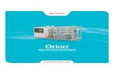 WATER TECHNOLOGIES...Orion Series Orion combines its pedigree of providing compendial puriﬁ ed water throu gh tried and tested process excellence with sustainabilit y features at