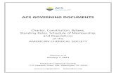ACS GOVERNING DOCUMENTS - American Chemical Society · 2021. 5. 30. · said corporation; and said directors herein named, on behalf of the corporation hereby incorporated, shall
