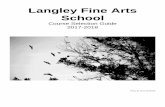 Langley Fine Arts School · 2017. 4. 4. · • Students in Grades 8‐9 will not be given any spare blocks. • Students in Grade 10-12 have the option to apply for a spare through