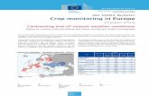 Crop monitoring in Europe · Bulgaria, Hungary, Romania and Ukraine, but benefited the emergence of earlier-sown winter crops. 1 Agro-meteorological overview 2 Sowing conditions 3