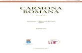 CARMONA ROMANA - CORE · 2019. 12. 6. · cuencia que remonta a un silo calcolítico del II milenio, al que sigue un hiato que sólo se salva con estruc-turas tipo Cogotas I, que