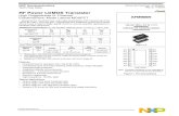 RF Power LDMOS Transistor - NXPcache.nxp.com/docs/en/data-sheet/AFM906N.pdfRF Device Data NXP Semiconductors AFM906N Table 1. Maximum Ratings Rating Symbol Value Unit Drain--Source