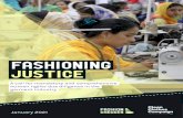 fashioning JUSTICE - Clean Clothes · Clean Clothes Campaign Fashioning Justice 04 Corporate practices at the roots of problems (see 2.2.1) • Many fashion brands, retailers and