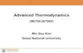 Advanced Thermodynamics - Seoul National University 1... · 2018. 4. 17. · M2794.007900 Advanced Thermodynamics Credits Department Representative Instructor Name Email 3 Mechanical