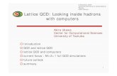 Lattice QCD: Looking inside hadrons with computers · 2004. 12. 26. · Lattice QCD: Looking inside hadrons with computers Introduction QCD and lattice QCD lattice QCD and computers