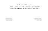 A Project Report on FINANCIAL ANALYSIS OF ICICI PRUDENTIAL …docshare01.docshare.tips/files/6957/69578079.pdf · 2016. 6. 4. · FINANCIAL ANALYSIS OF ICICI PRUDENTIAL LIFE INSURENCE