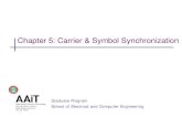 Chapter 5: Carrier & Symbol Synchronizationndl.ethernet.edu.et/bitstream/123456789/87843/14/LECT_13... · 2020. 5. 12. · Signal Parameter Estimation … • Assume the channel delays