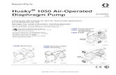 Husky 1050 Air-Operated Diaphragm Pump · 2017. 1. 25. · Repair/Parts Husky® 1050 Air-Operated Diaphragm Pump 313435L ENG 1-inch pump with modular air valve for fluid transfer