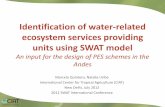Identification of water -related ecosystem services providing ...Soil evaporation compensation factor ESCO.hru 0.01 - 1 0.95 1 Plant uptake compensation factor EPCO.hru 0.01 - 1 1