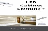 LED Cabinet Lighting - Decorum Designsdecorumdesigns.co.nz/assets/decorum-kitchens-led... · LED LIGHTING Features ... you require only one downlight in the standard bedroom •Burns
