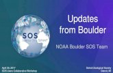 Updates from Boulder · 2021. 5. 3. · SOS Users Collaborative Workshop Detroit Zoological Society Detroit, MI . Making Forecasts Better NOAA’s Global Systems Division – Boulder,