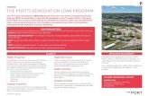 OVERVIEW: THE PORT’S REMEDIATION LOAN PROGRAM · 28/07/2021  · 513.632.3720 ELIGIBILITY Eligible Borrowers: Public or private entity with ownership or control over a brownfield.