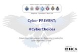 Cyber PREVENT; #CyberChoices - OWASP...S49 RIPA SHPO 10 yrs Legislation; The Computer Misuse Act 1990 Working with Legislation; The Computer Misuse Act 1990 Working with Section 3