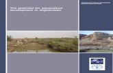 The potential for aquaculture development in AfghanistanTHE POTENTIAL FOR AQUACULTURE DEVELOPMENT IN AFGHANISTAN _____ 4 1. INTRODUCTION A number of sector reviews, project
