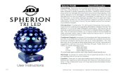 Spherion Tri LED General Information - American MusicalSpherion Tri LED Set Up 5-Pin XLR DMX Connectors. Some manufactures use 5-pin DMX-512 data cables for DATA transmission in place
