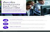 Productivity Pack for Pivotal CRM - Avolin · 2021. 6. 15. · Pivotal CRM Time-saving features for increased usability that unleash the power of Pivotal Productivity Pack™ provides