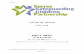 INTRODUCTION - Surrey Safeguarding Children Partnership€¦  · Web viewDuring the period from December 2016 to February 2017 he took four overdoses which resulted in hospitalisation.