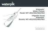 Waterpik Cordless Plus Water Flossermigliorispazzolinielettrici.it/wp-content/uploads/2015/07/WP-450... · Replacement tips/attachments may be purchased online at , or by phone from